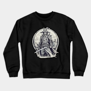 Samurai warrior line detailled Crewneck Sweatshirt